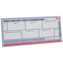Erotikspiel „Stadt, Land, Lust“, 25-Blatt-Papierblock