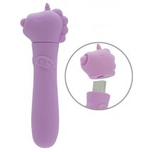 Minivibrator mit USB-Stecker unter’m Einhorn-Köpfchen