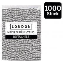 Kondome „LONDON Q600 feucht“ mit Beschichtung auf Silikonbasis