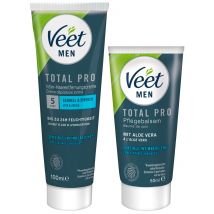 2-teiliges Enthaarungscreme-Set „Veet Men TOTAL PRO“