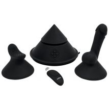 Sexmaschine „Cone“ mit 2 Silikon-Aufsätzen und Fernbedienung