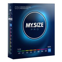 Kondome „MY.SIZE pro 72 mm“ allergenarm