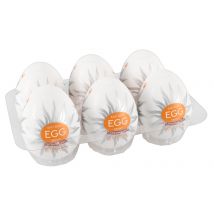 Masturbator „Egg Shiny“ mit intensiver Spiralwellen-Stimulationsstruktur
