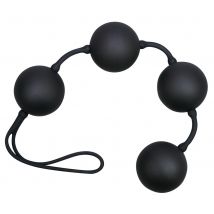 Liebeskugeln „Black Balls Velvet“, 4 Kugeln, 108 g, Ø 3,5 cm