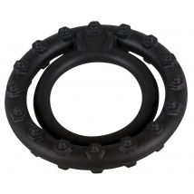 Penisring „Steely Cockring“ mit Hodenring, Silikon