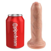 Dildo „6" Uncut Cock“ mit beweglicher Vorhaut