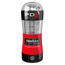 Masturbator "ViewTube See thru Stroker" mit Saugkontrolle, durchsichtig