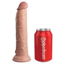 Naturvibrator „9“ Vibrating + Dual Density Silicone Cock with Remote“