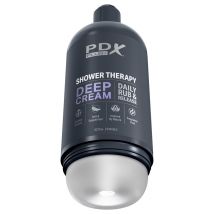 Masturbator „Shower Therapy Deep Cream“ inklusive abnehmbarem Saugfuß