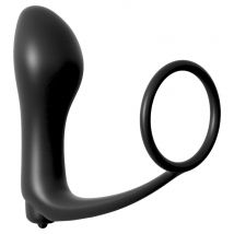 Penisring mit Vibro-Analplug „Ass-Gasm Cockring Vibrating Plug“
