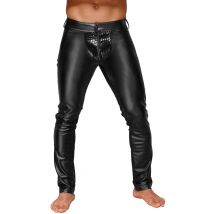 Hose „Decadence“ im Powerwetlook mit Lack-Details