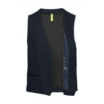 Calamar Sakko-Weste mit Knopfleiste und Eingrifftaschen, Blau 50