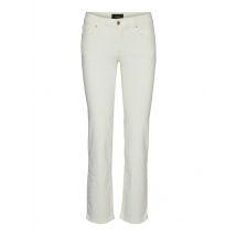 Vero Moda VMDAF MR STRAIGHT JEANS ECRU, Ecru creme 32/32