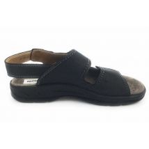 Komfort Sandalen schwarz 44
