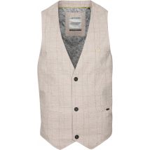 Gilet Check with Linen 50