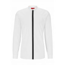Hugo Boss HUGO Herren Enrique Extra Slim-Fit Hemd mit Stack-Logo-Blend... 40