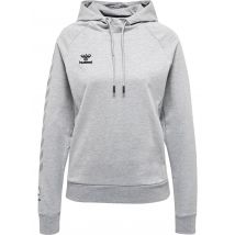 Hoodie Move Grid Cotton, Grau XS