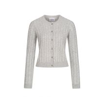 Strickjacke Langarm Sonja in Silber von Nübler M