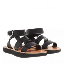 Riemchen Sandalen schwarz Sandale 37