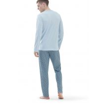 Mey Herren Schlafanzug - Pyjama mit Brusttasche und V-Aussch... 48