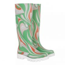 Stiefeletten bunt Regenstiefel 36