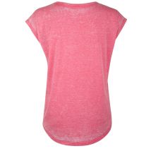 V-Kragen T-Shirt Lässiges Shirt mit Rundhalsausschnitt un L