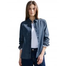 Langarmblusen Denim Look Blouse S