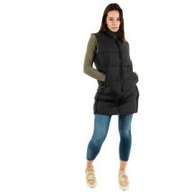 Superdry Damen-Weste Longline Schwarz XL