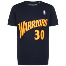 Mitchell and Ness NBA Golden State Warriors Stephen Curry Hardwood Classics T-Shirt Herren Unisex dunkelblau / gold Gr. L