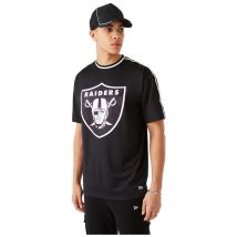 New Era NFL Las Vegas Raiders Taping Oversized T-Shirt Herren schwarz / weiß Gr. S