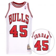 Mitchell and Ness NBA Chicago Bulls Michael Jordan Authentic Trikot Herren weiß / rot Gr. S