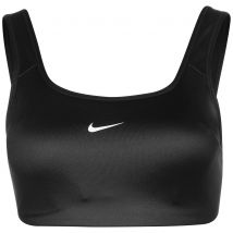 Nike Dri-FIT Swoosh Shine Sport-BH Damen schwarz / weiß Gr. L