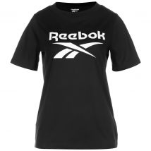 Reebok Identity Logo T-Shirt Damen schwarz / weiß Gr. XS