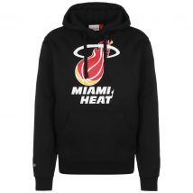 Mitchell and Ness NBA Miami Heat Team Logo Kapuzenpullover Herren schwarz Gr. S
