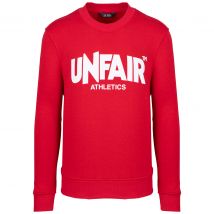 Unfair Athletics Classic Label Crewneck Sweatshirt Herren rot / weiß Gr. S