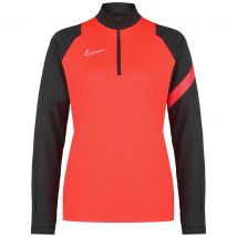 Nike Academy Pro Trainingspullover Damen neonrot / anthrazit Gr. XS
