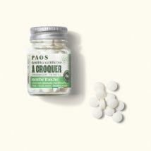 PAOS - Dentifrice à croquer - menthe fraiche - 100 comprimés