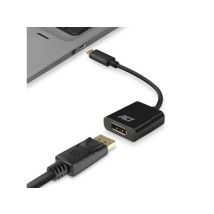 ACT AC7320 verloopkabel - USB-C naar DisplayPort - 0,15 meter