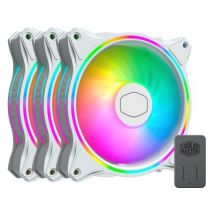 Cooler Master MasterFan MF120 Halo White Edition - 3 pack - 120mm