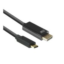 ACT 4K video cable adapter USB Type-C DisplayPort Black - AC7325
