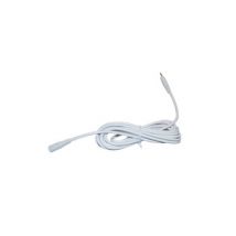 Power supply extension cable 5 meters white (12V)