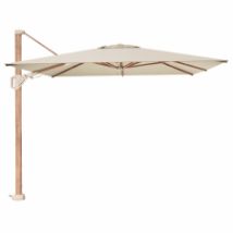 Zweefparasol Challenger T2 premium 350x260cm teak (Champagne)