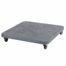 Parasolvoet Siesta graniet 90kg (inclusief wielen)