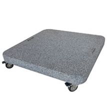 Parasolvoet Siesta graniet 125kg (inclusief wielen)