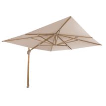 Zweefparasol Hacienda 4 Seasons 300x400cm woodlook   (sand)