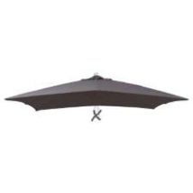Stokparasoldoek Borek 150x200cm rechthoek grijs (olefin)
