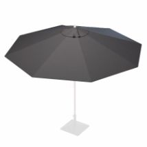 Stokparasoldoek Rhino 300cm rond dark grey (olefin)