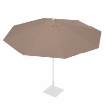 Stokparasoldoek Rhino 300cm rond Taupe (polyester)