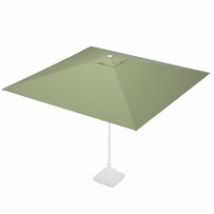 Stokparasoldoek Rhino 300x300cm vierkant Emerald (polyester)