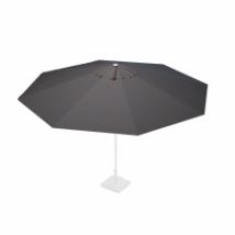 Stokparasoldoek Rhino 400cm rond Dark grey (olefin)
